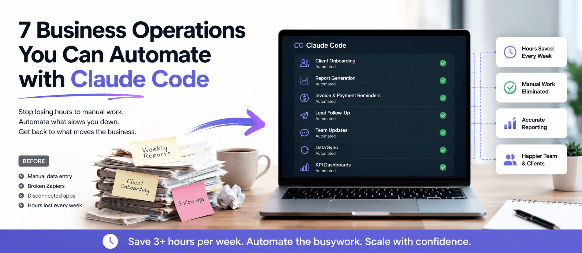 Featured image for blog post: 7 Business Operations You Must Automate with Claude Code