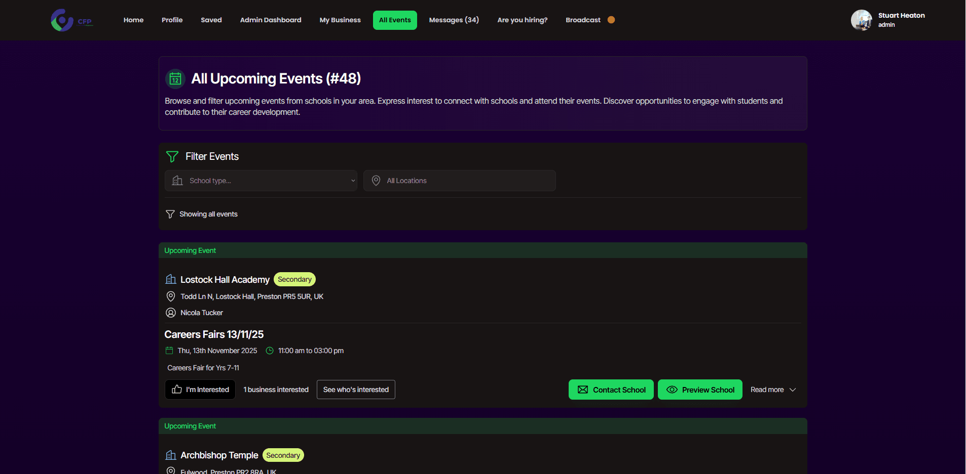 Screenshot 3 of 4 — Career Friendly Programme